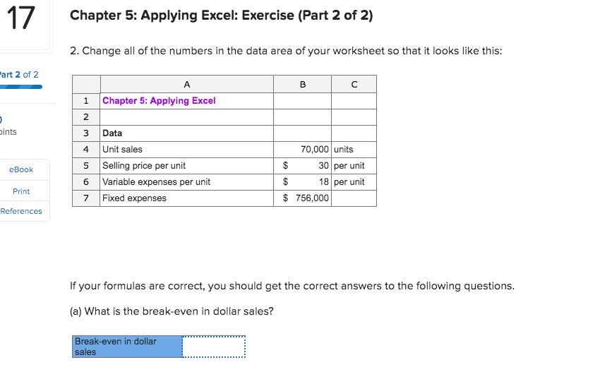  17. Chapter 5: Applying Excel: Exercise (Part 2 of 2) 2.