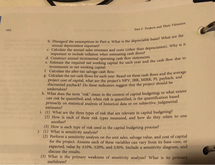 line to its product mix, and the capital budgeting analysis is being