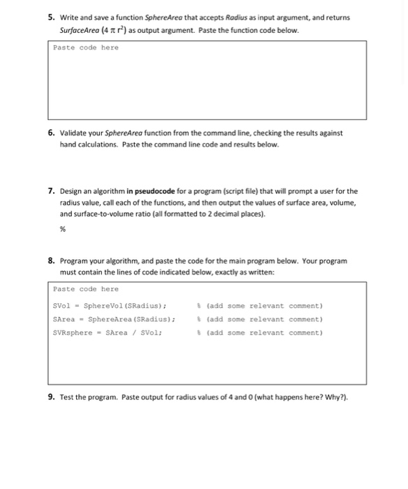 from the command line, checking the results against hand calculations. Paste the