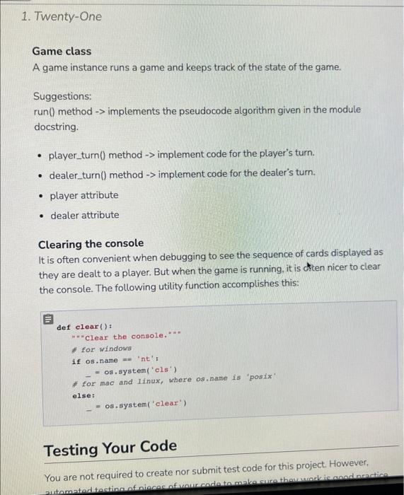 21 , they win against the dealer immediately. 3. In all other
