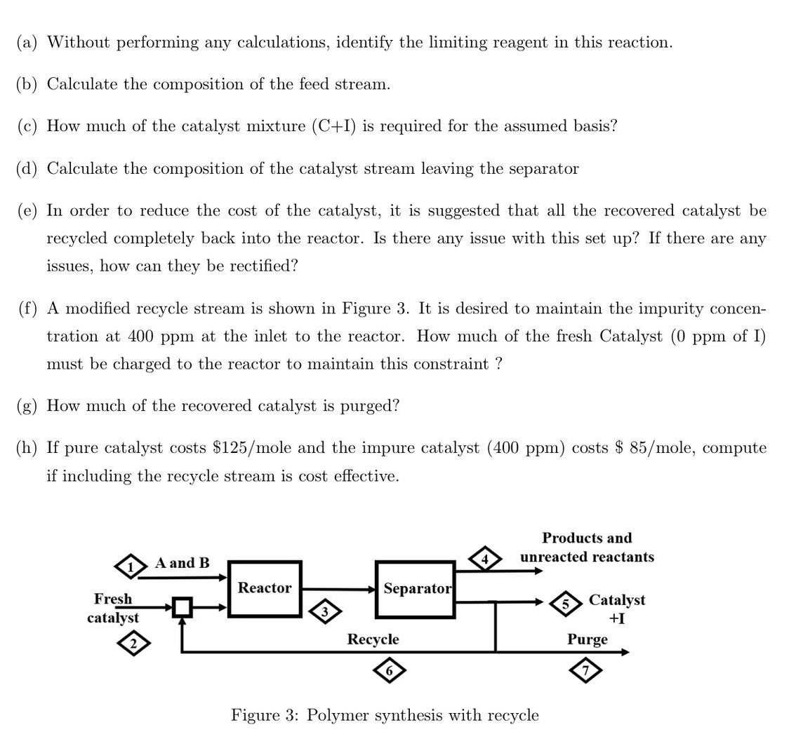  A co-polymer AB2 is to be made from its constituent monomers