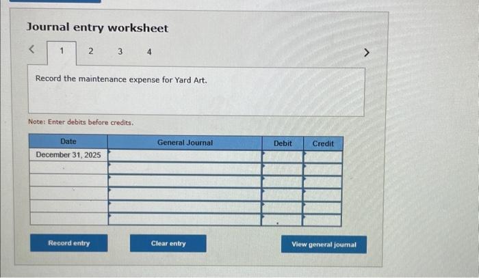 value. - Both companies use straight-ine amortization or depreciation. - Yard Art