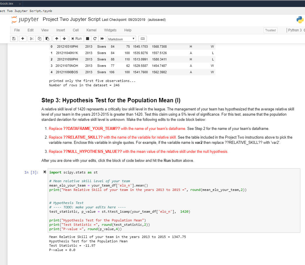 NEED HELP WRITING THE CODE FOR STEP 4. Trusted Python 3 ebook.tex