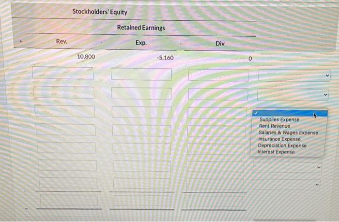 Cash Supplies 4 Accts. Pay. + Land + Bldgs + Equip +