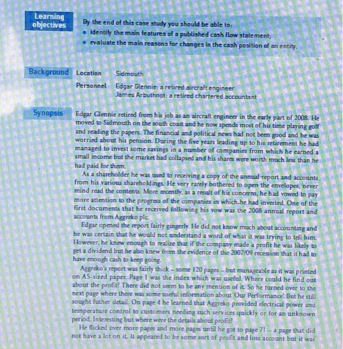  Learning blert - .. By the end of this case study