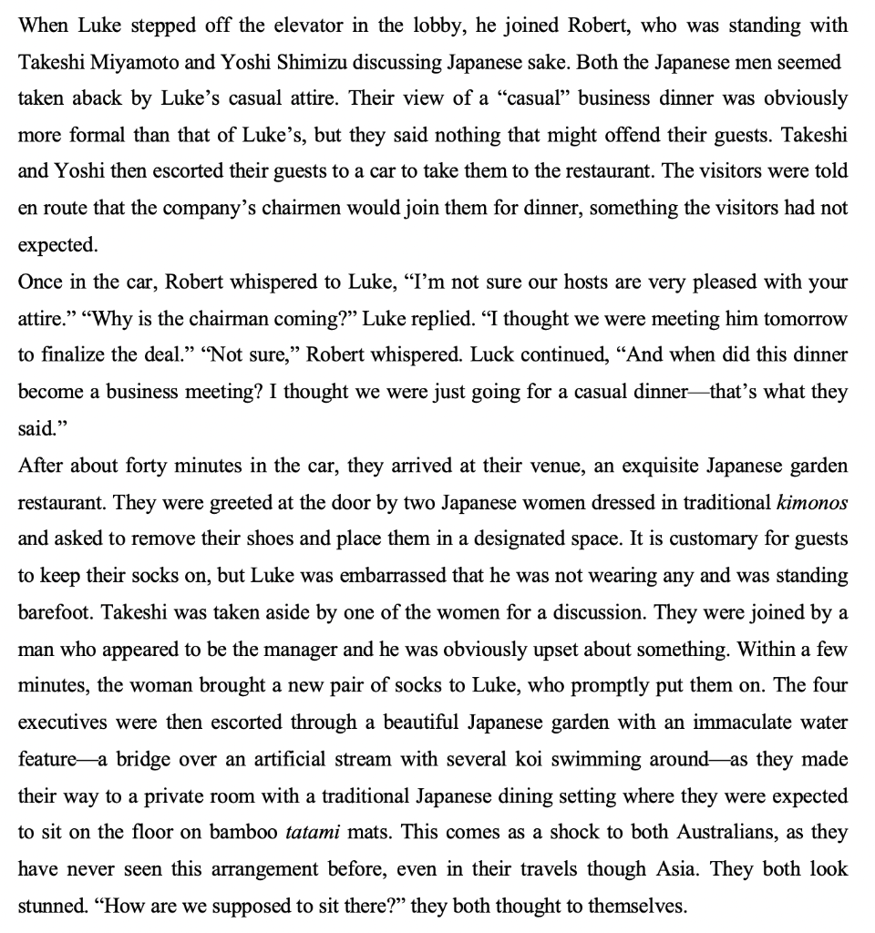 1) What cultural assumptions, if any, did each side make about the