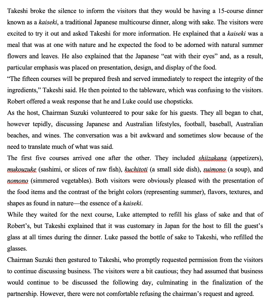 analyze why? Robert Brown, Senior Vice President for Business Development of an