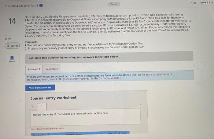 Urgent help please!! Suved Help Save & Exit Proctoring Enabled: Tost 2