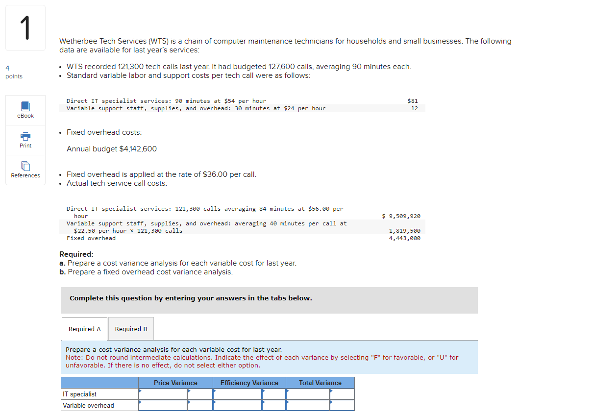  Wetherbee Tech Services (WTS) is a chain of computer maintenance technicians