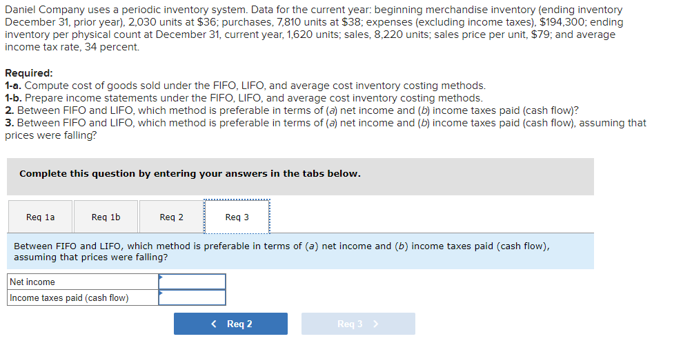 ending inventory per physical count at December 31 , current year, 1,620