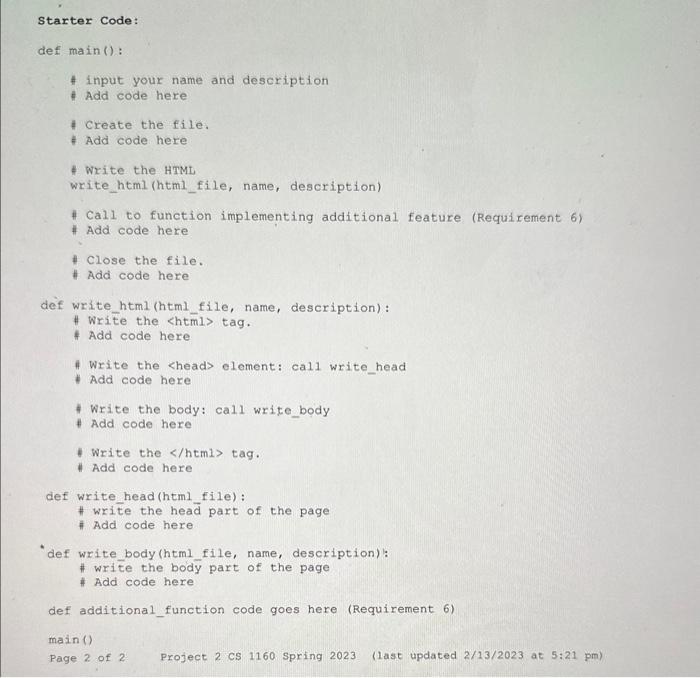 asks the user for his or her name, then asks the user