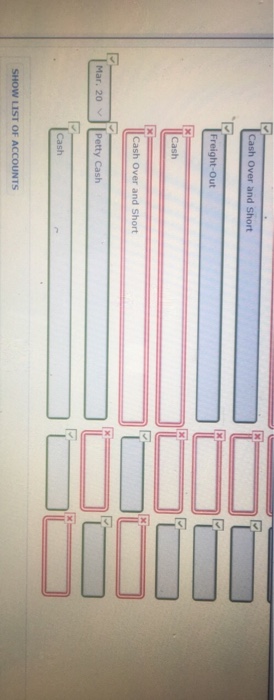 Corp uses an imprest petty cash system. The fund was following petty