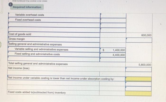 this year Units in beginning-year inventory Beginning inventory costs Variable (3,200 units