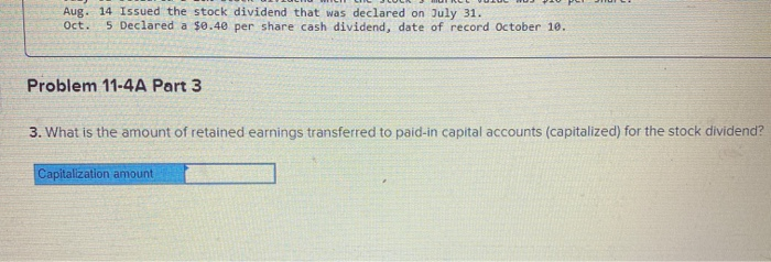 year (December 31) follow. Stockholders' Equity (January 1) Common stock-$4 par value,