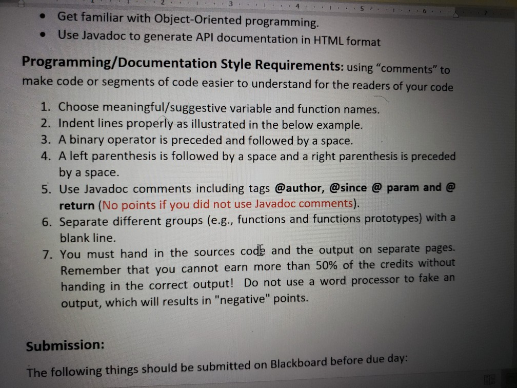  4 Get familiar with Object-Oriented programming. Use Javadoc to generate API