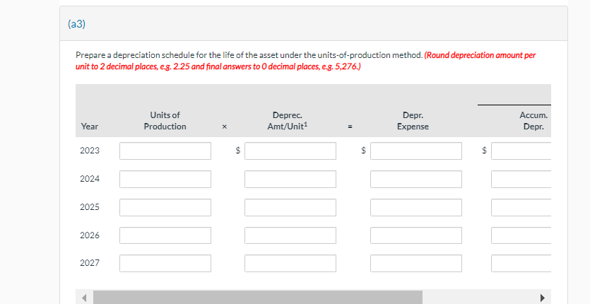 (Round partial-period depreciation rate to 4 decimal palces, e.g. 15.2563% and other