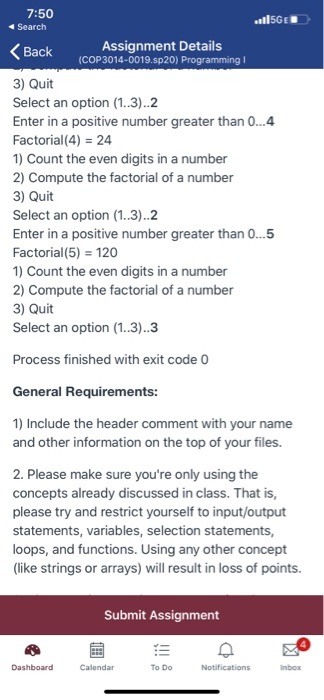 are comfortable with console input and output involving numeric types. You can