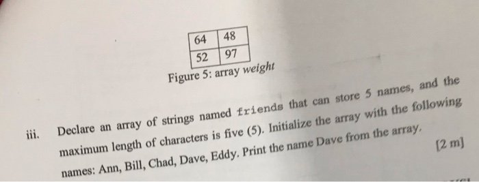 is the output after executing the program segment [6 m) 5.1? X