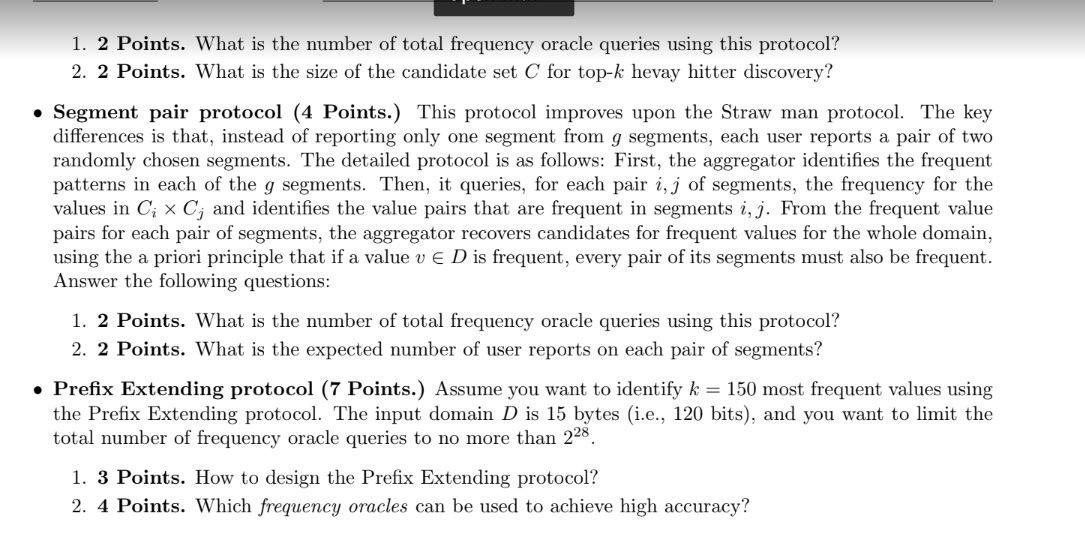 report a value that has a domain of d=100 values, in a