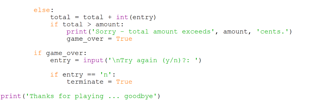 3.4.6 so that the least possible number of coins must be entered.