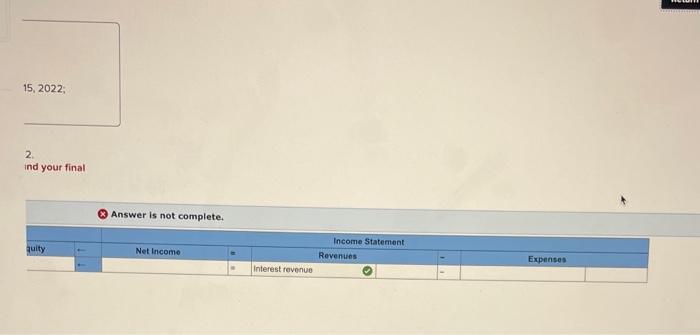 "May 15, 2022" NOT july!!! also what is already in the boxes