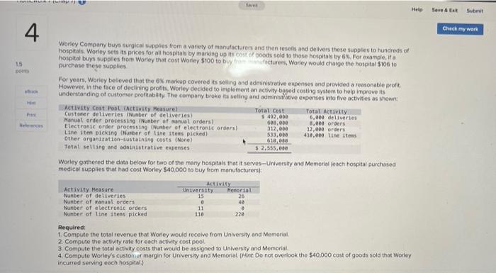 please answer question 234 thanks RU Help Save & Eet Submit Check