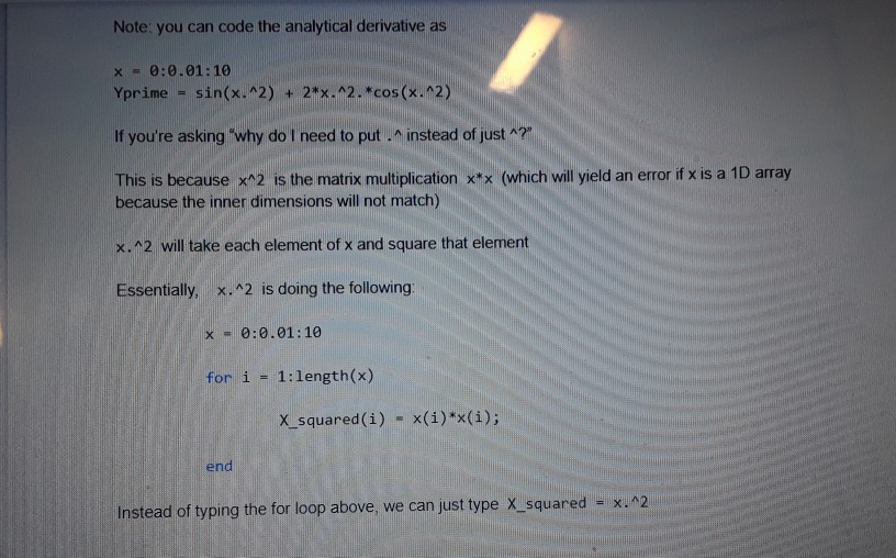 points = 0:0.2:10; sin(x); x y Plot your results on one plot
