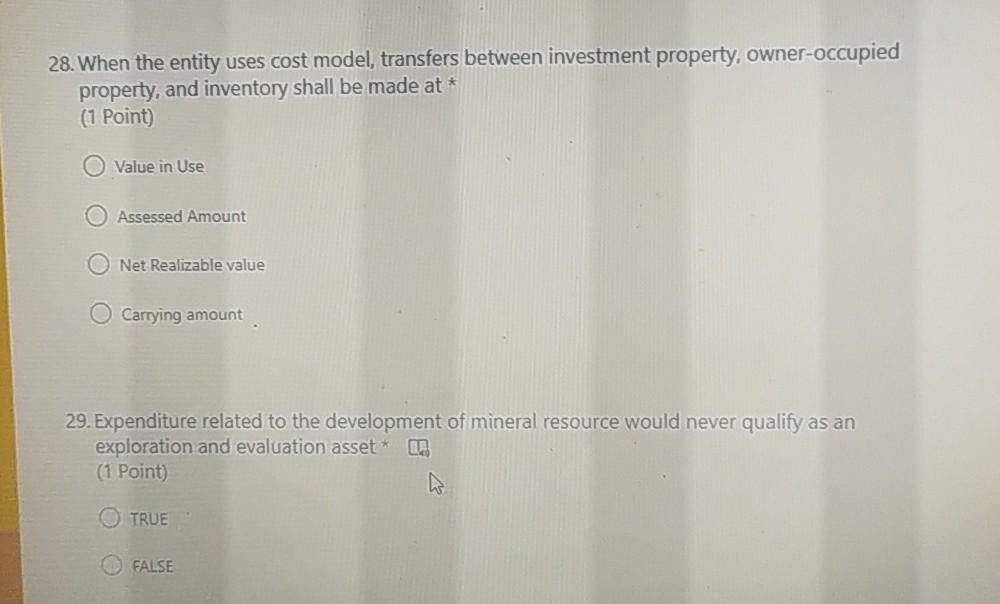 accounting for exploration cost is followed by most large oil companies? *