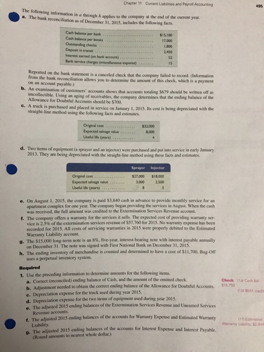sells extermination p manufac- tured by other companies. The following six-column table