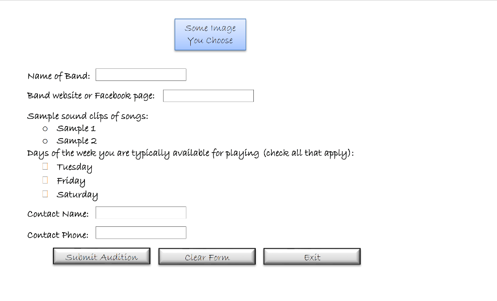 Answer in Java we are working with GUI Some image You choose