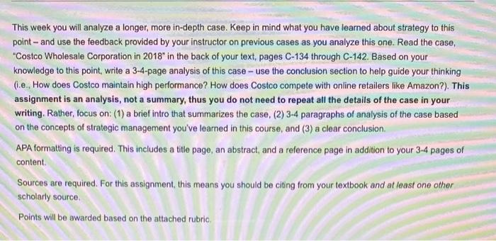 All question pleaseWith in text citations This week you will analyze a