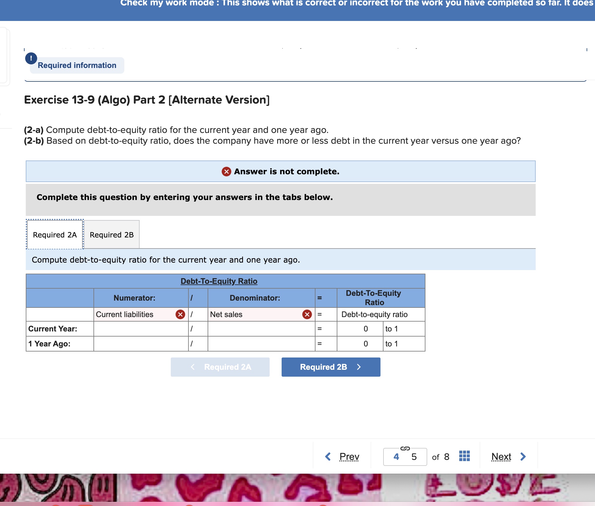 P3 [Alternate Version] [The following information applies to the questions displayed below.]