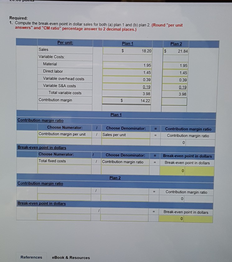  can someone please help me to do this problem? Required 1.
