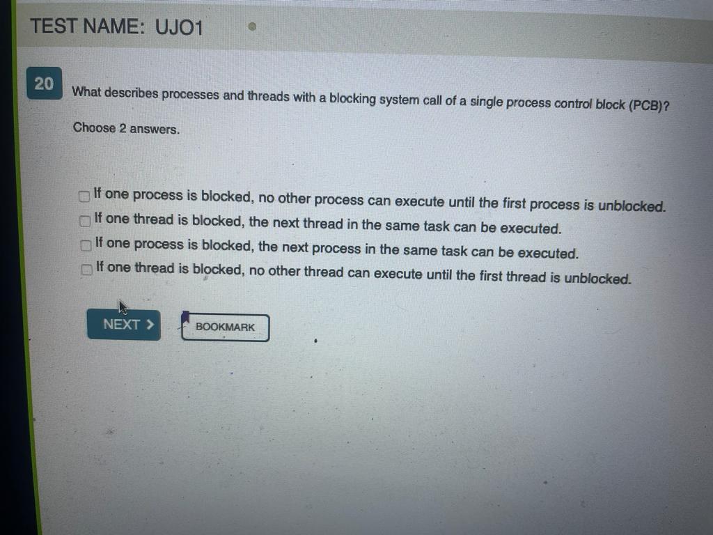 Two CPU bound programs Two I/O bound programs ACPU is underutilized during