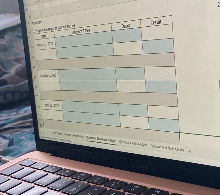 a five-year 3 useful life and an $8,000 residual value. The company