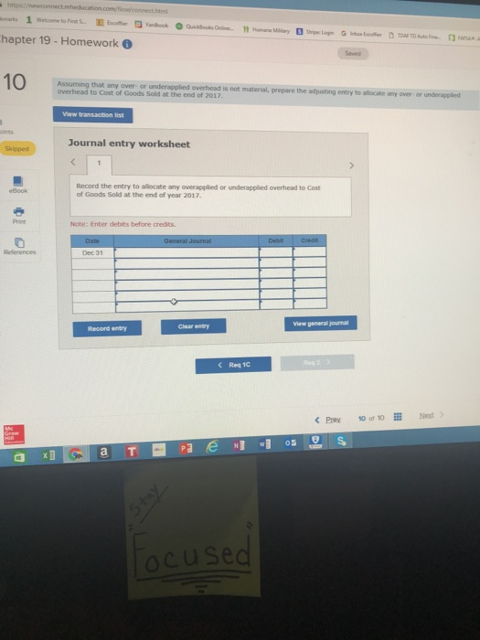overhead $ costs 62,800 78,800 1,440,800 At the end of 2017, records