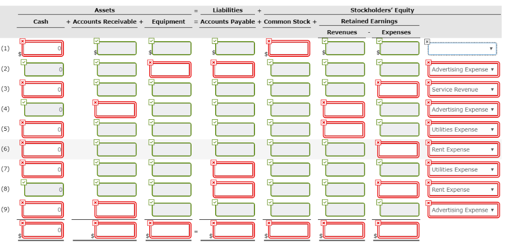 services company, entered into these transactions during May 2017, Its first month