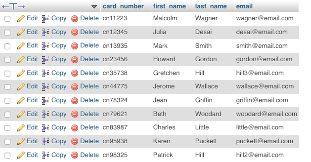 needs my name and password. Im new to PHP and SQL. Part