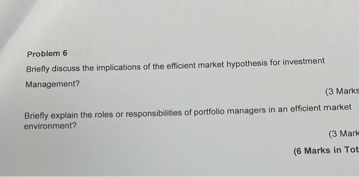 I need the answer with steps and clear writing style Problem 6