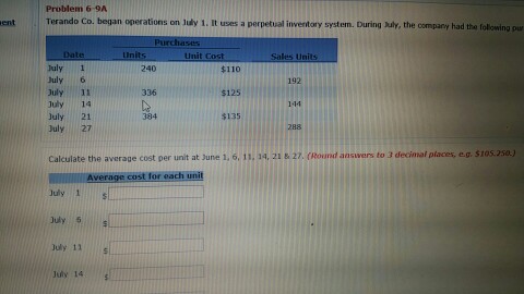 uses the lower-of-cost-or-market basis for its inventory. The following data are available