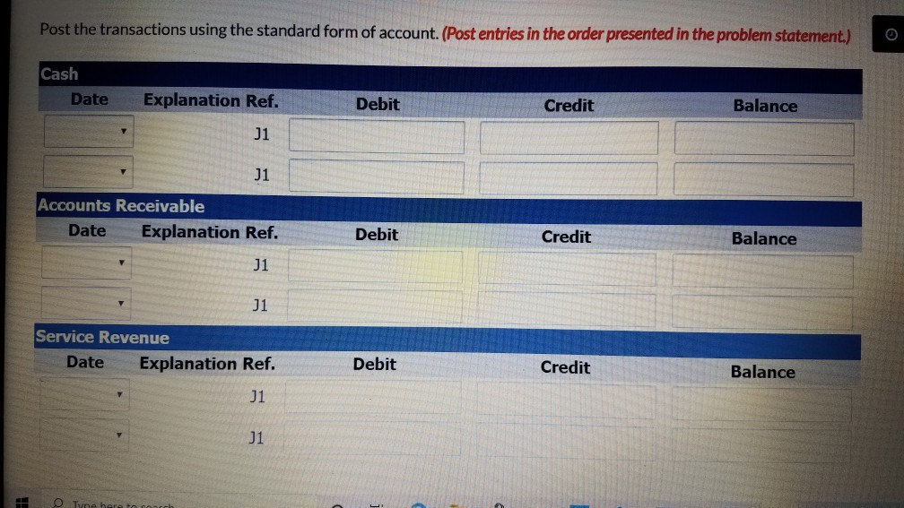 the Bonita Bryce Company are presented in journal form below. Ref. Debit