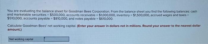  please answer correctly. will rate:) You are evaluating the balance sheet