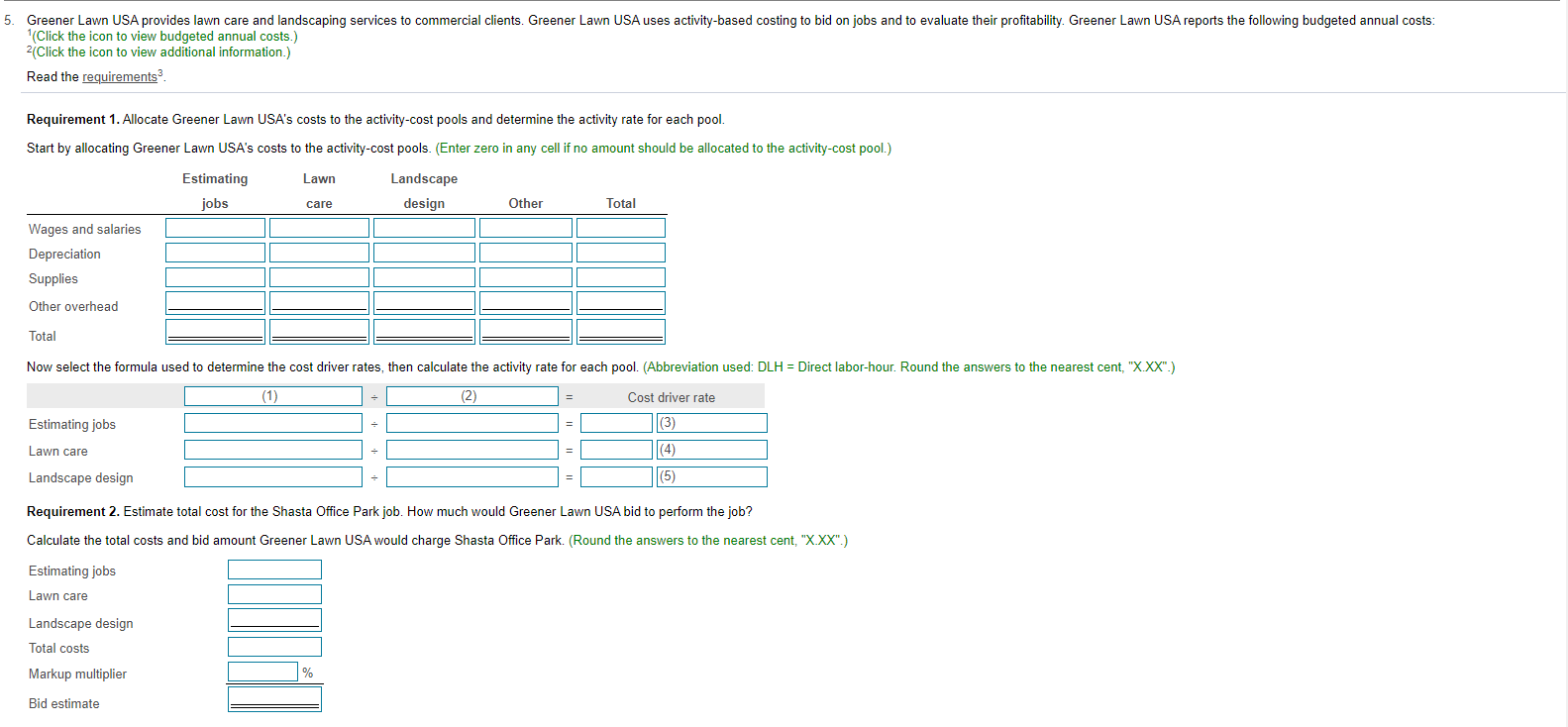 job $ 120$ 240 $ 1201$ 230 10 10 $ 552,000 Indirect