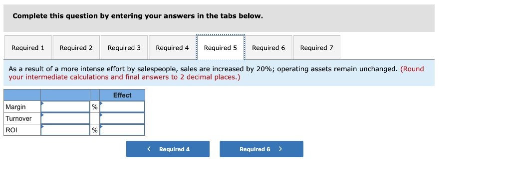 of $496,000 during the year. Required: 1. Compute the company's return on