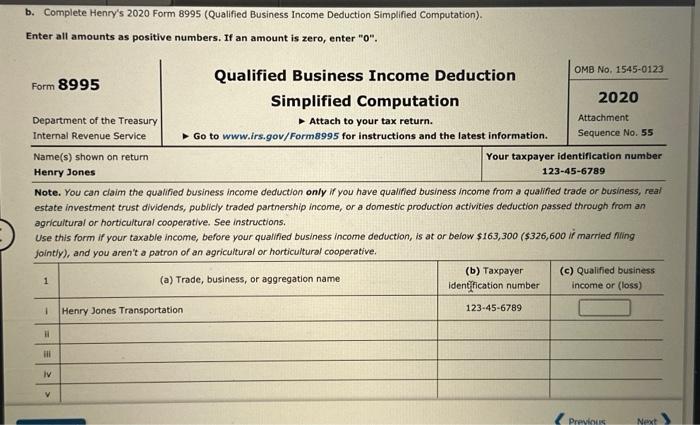 Total qualified business income or (loss), Combine lines 11 through 1v, column