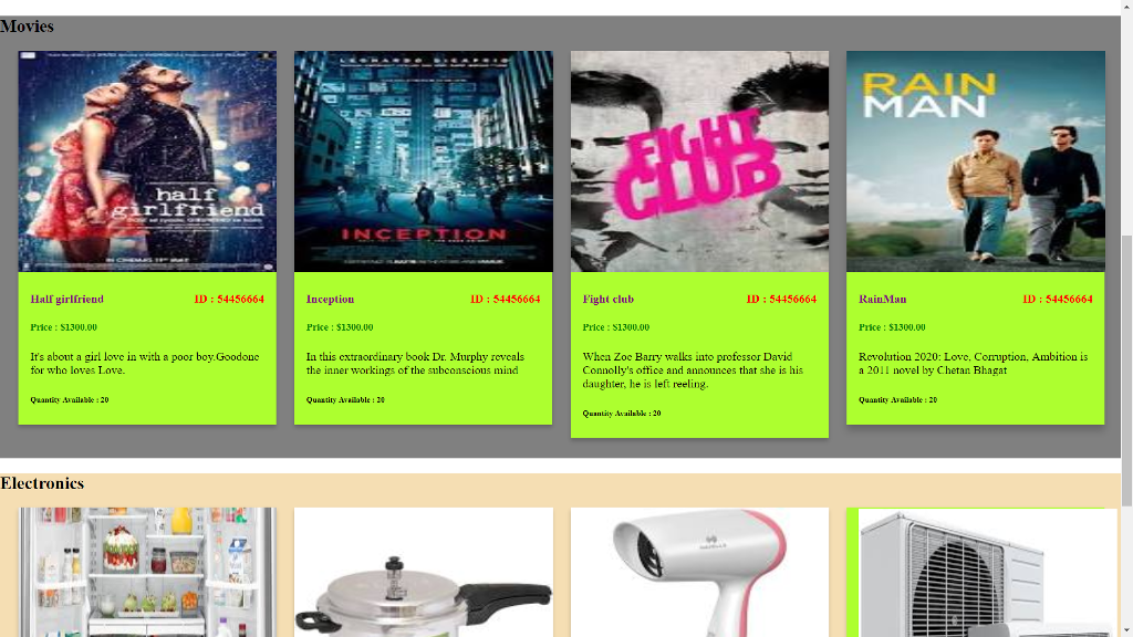 the CIS385 course project is to develop a cookiebased/localStorage-based shopping cart application.