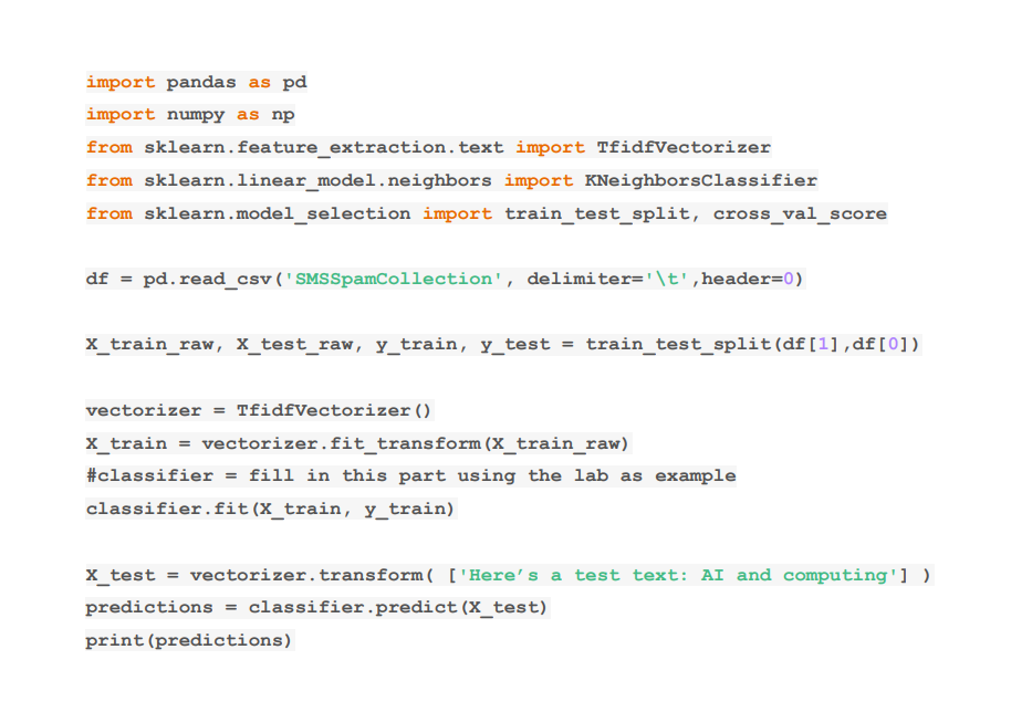 of csv file contain: AREA Description AGR The course aims to introduce