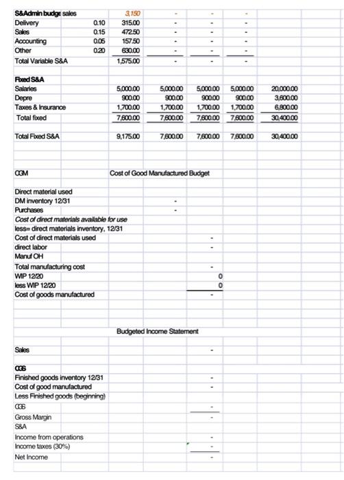 Excel spreadsheets (on separate tabs) with pages that include links from previous