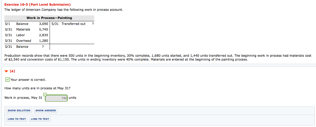 Please solve this problem: Exercise 16-3 (Part Level Submission) The ledger of