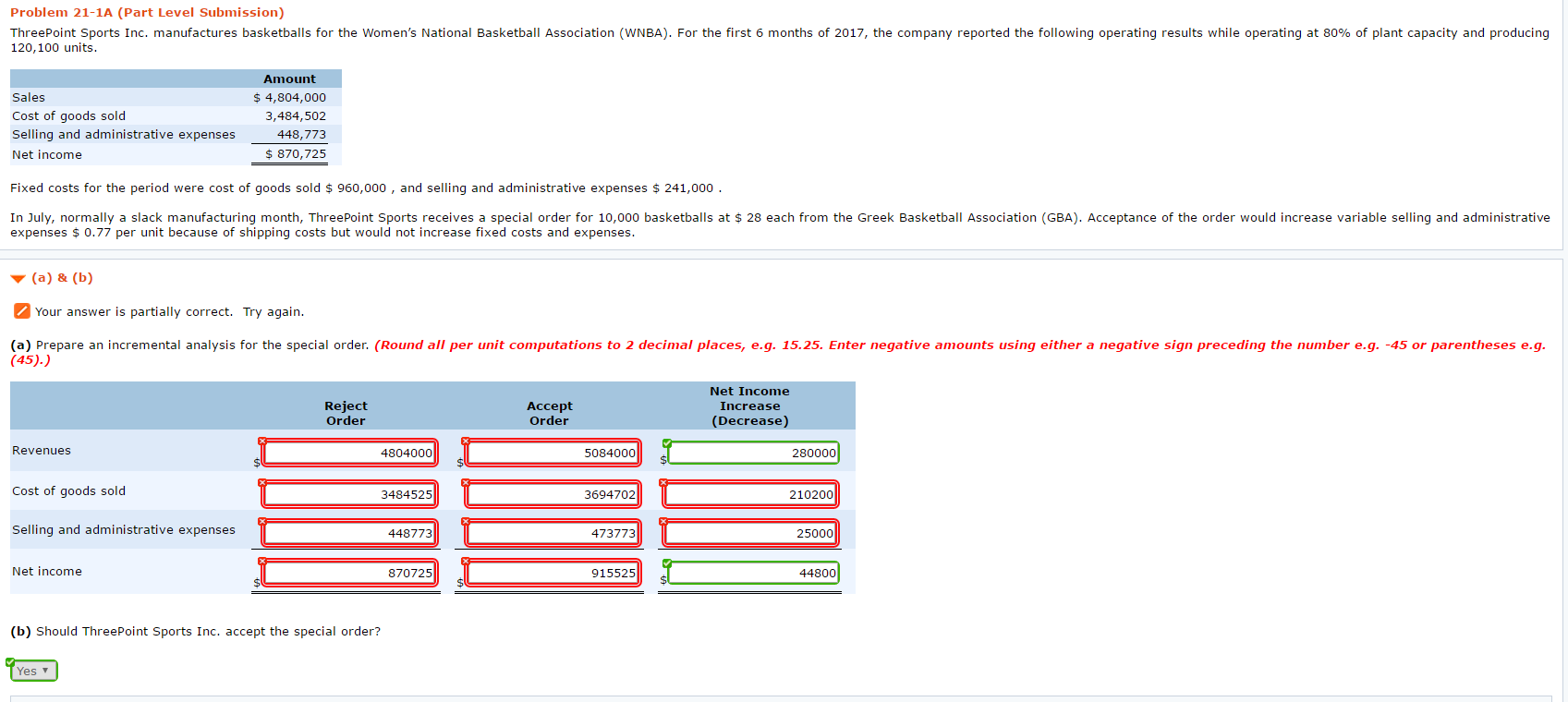 Not sure what I did wrong here, please help! Thank you! ThreePoint